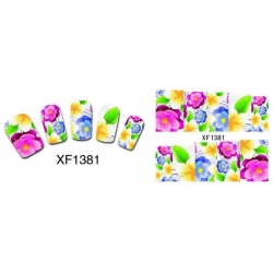 Ваденки за Нокти с Цветя XF1381-CH32-STZ115